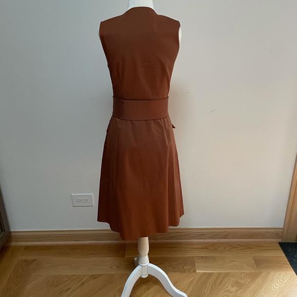 Diane von Furstenberg sleeveless zip-front belted dress - Picture 8 of 8